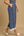 Scalloped Hem Pants- Denim