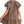 Boho Ruffle Sleeve Mini Dress- Taupe