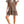 Boho Ruffle Sleeve Mini Dress- Taupe