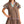 Boho Ruffle Sleeve Mini Dress- Taupe