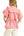 Vintage Charm Ruffle Blouse- Pink Mix