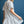 Striped Puff Sleeve Embroidered Dress- Lt. Blue