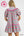 Floral Ruffle Dress- Pink Mix