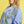 Floral Poplin Puff Sleeve Blouse- Periwinkle Mix