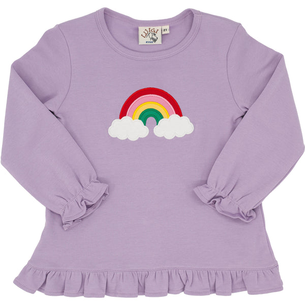 Rainbow Ruffle Top
