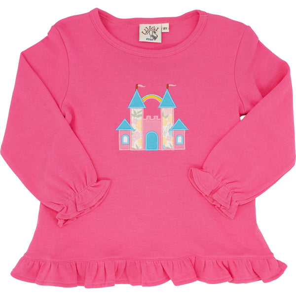 Castle W/ Rainbow Ruffle Top