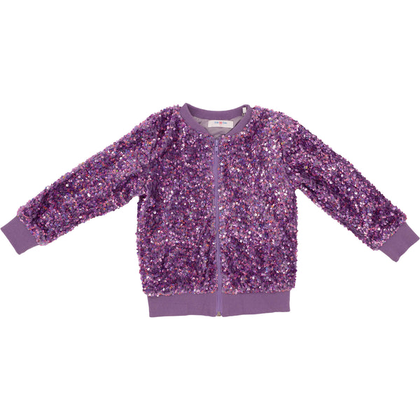 Sequin Jacket- Orchid