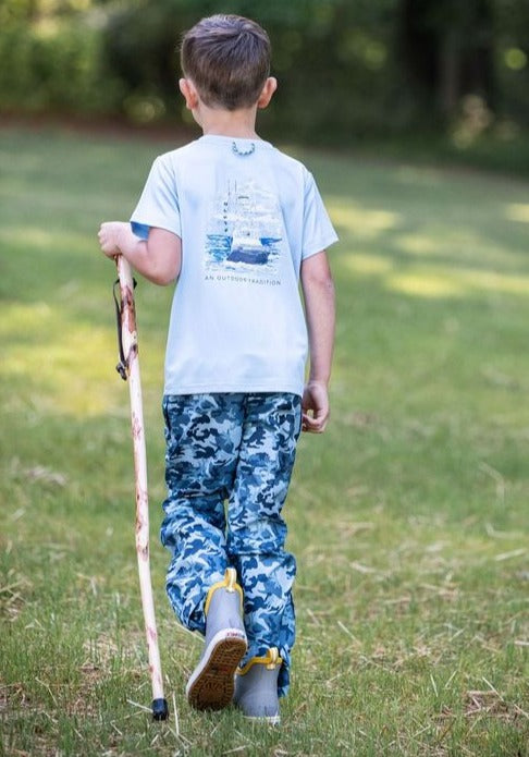 Rainmaker Fishing Pant- Blue Camo