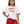 Tinsel Game Day Ringer Boxy T- Red
