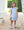 Camilla Dress- Dusty Blue Stripe/Light Pink