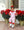 Candy Cane Embroidery Ruffle Romper