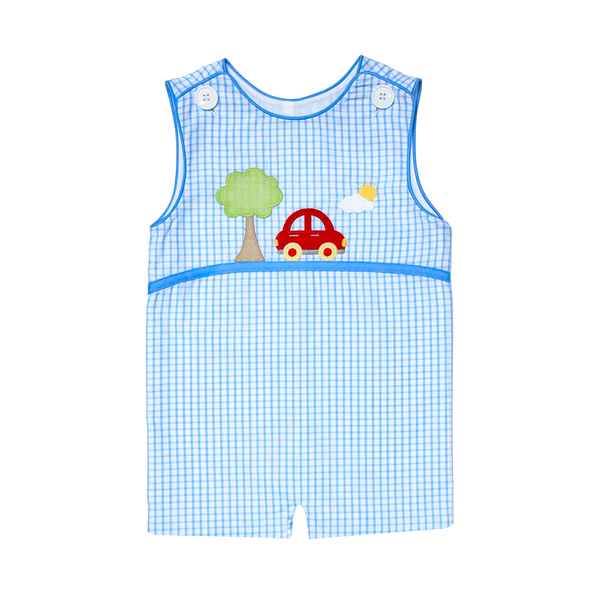 Car Tree Ashton Shortall- Lt. Blue Windowpane