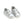 Caroline Scalloped Sneaker - Silver