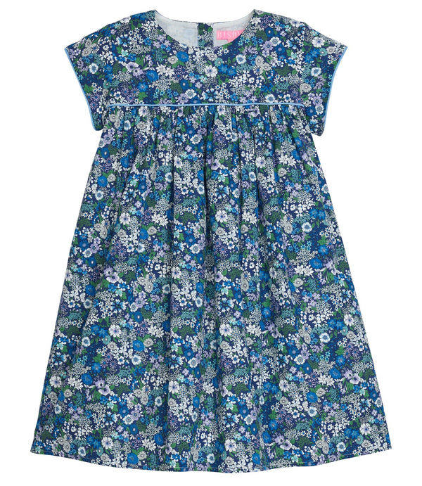 Charlotte Dress- Brookline Blossoms Blue
