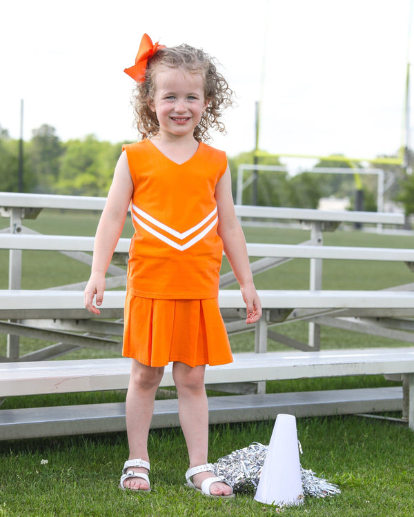 Cheer Uniform Set- Orange