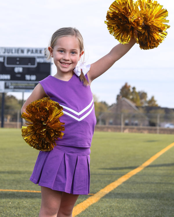 Cheer Uniform Set- Purple