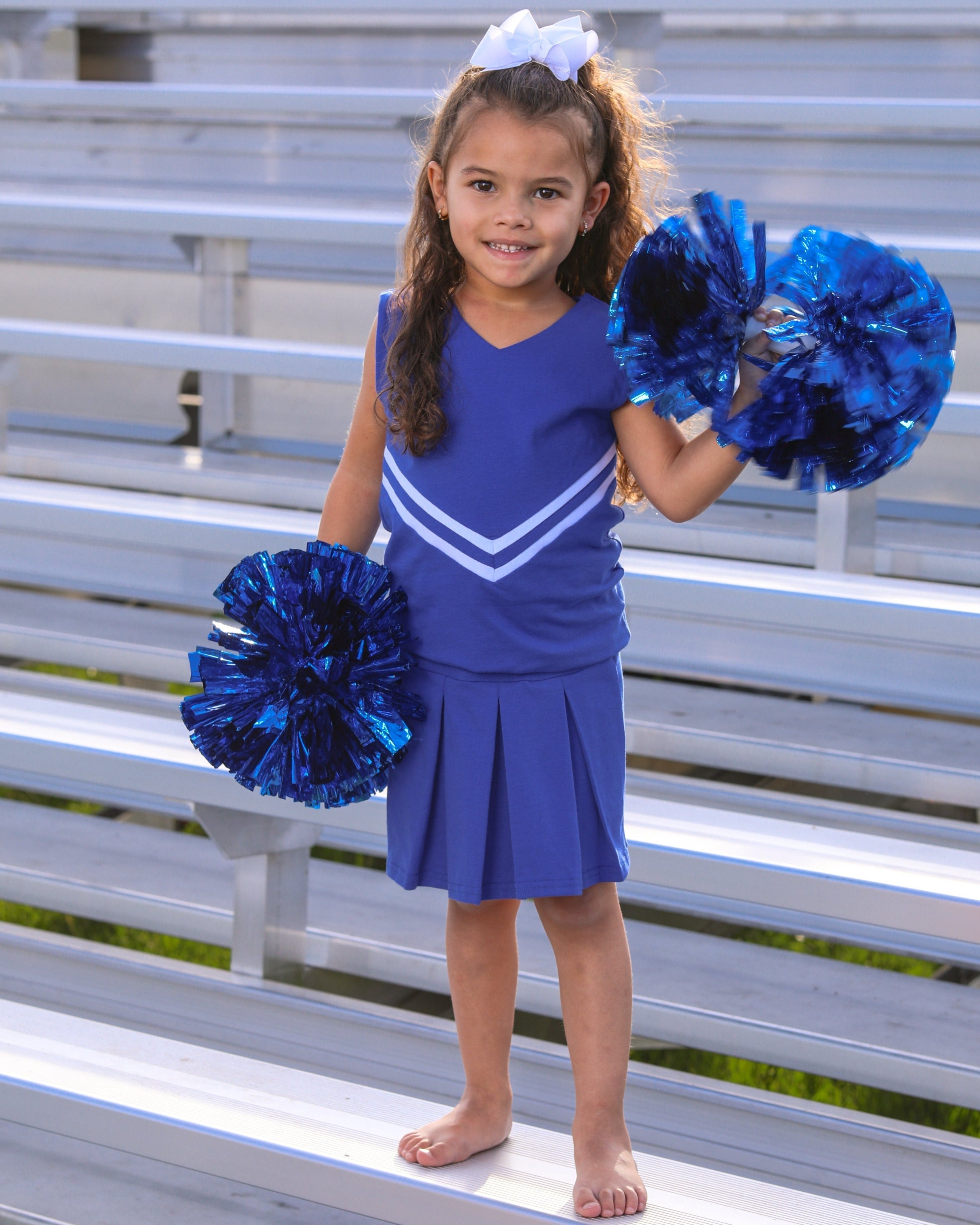 Cheer Uniform Set- Royal Blue 14