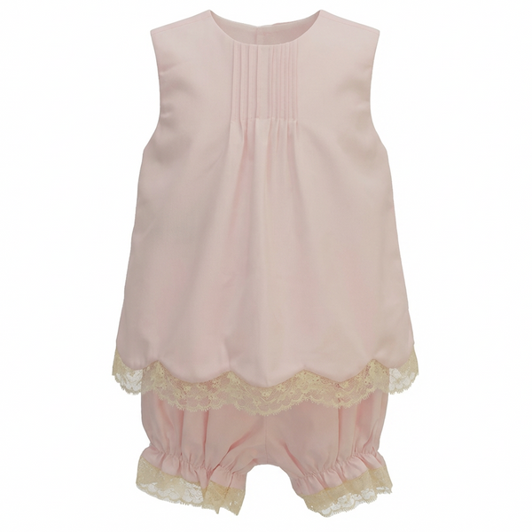Chloe Bloomer Set- Pink