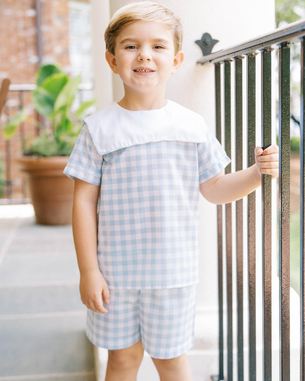 Christian Short Set- Baldwin Blue Buffalo Check