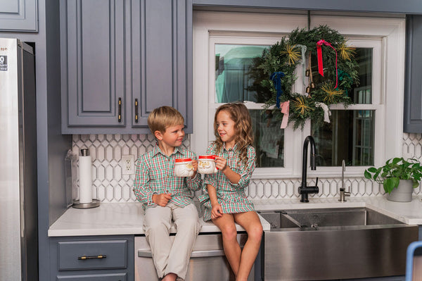 Belted Shirt Dress- Holiday Plaid
