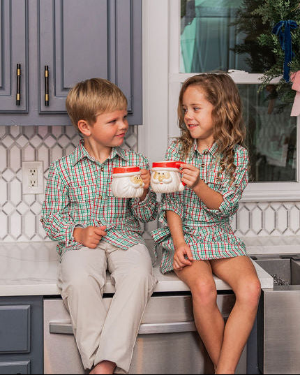 Founders Fishing Shirt- Holiday Plaid
