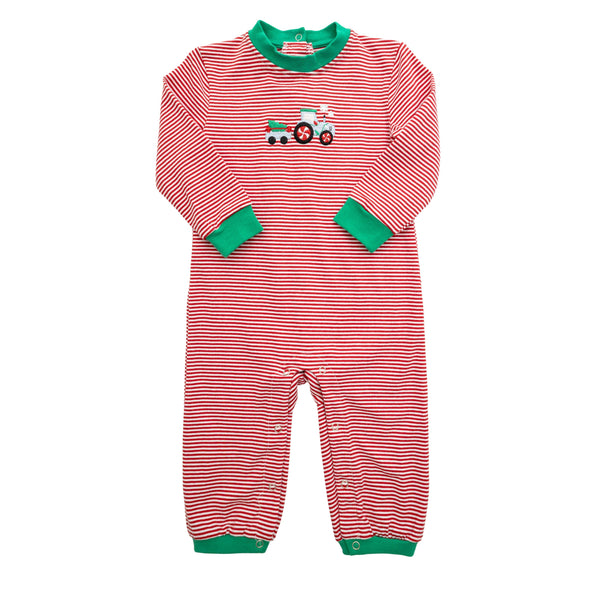 Christmas Tractor Romper