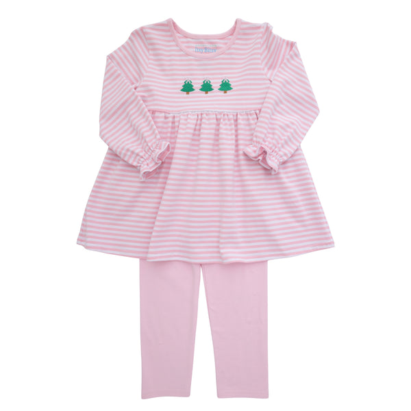 Christmas Tree Ruffle Pant Set