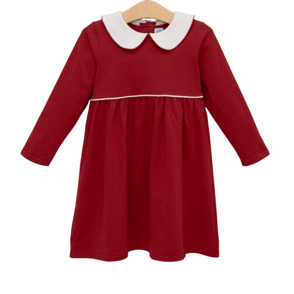 Claire Dress- Burgundy