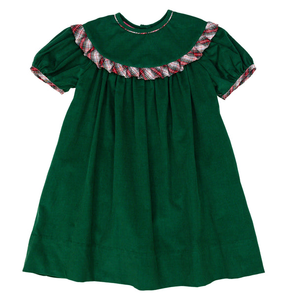 Green Corduroy Ruffle Float