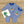 Mallard Duck Knit L/S Romper- Navy Stripe