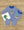 Mallard Duck Knit L/S Romper- Navy Stripe