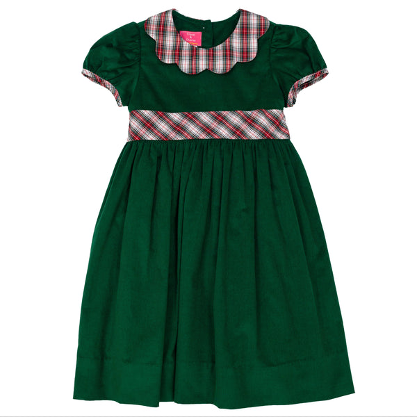 Green Corduroy Dress