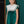 Lace Emerald Green Velvet Dress