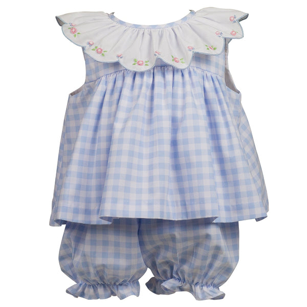 Colby Check Bloomer Set