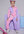 Color Block Pullover- Pink & Lilac
