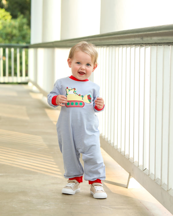 Constructing Christmas Romper