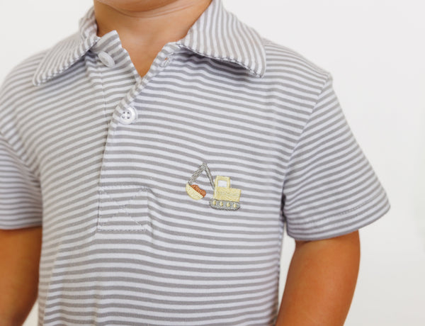 Construction Polo Romper