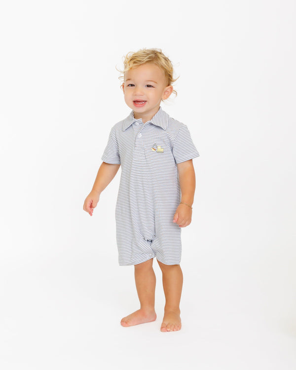 Construction Polo Romper