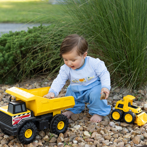 Construction Trucks Romper