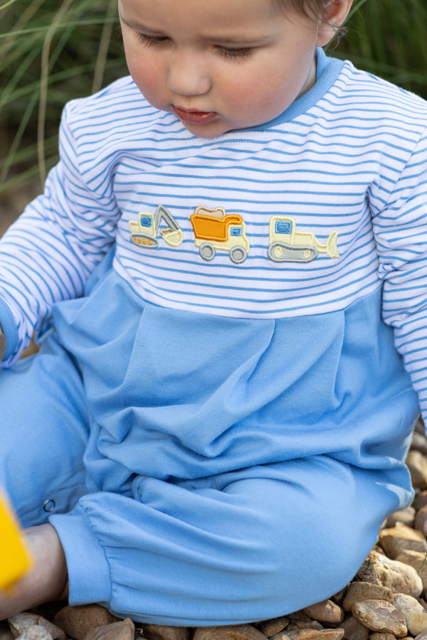 Construction Trucks Romper