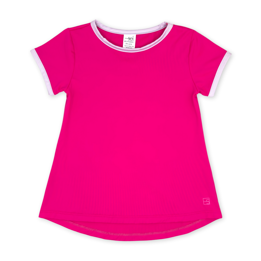Bridget Basic Tee Petal Purple