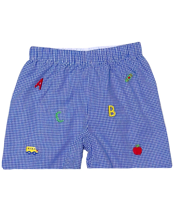 ABC Leo Shorts- Royal Blue Micro