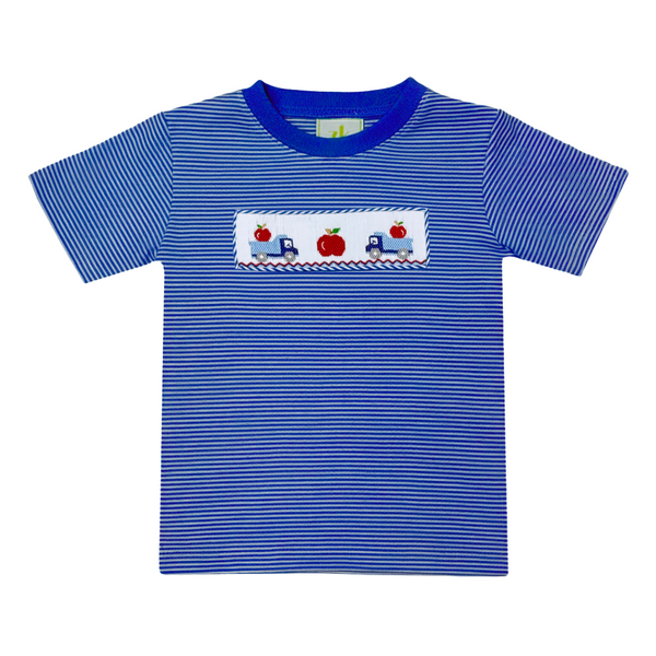 Apple Harry Play Knit Tee- Royal Blue Bitty