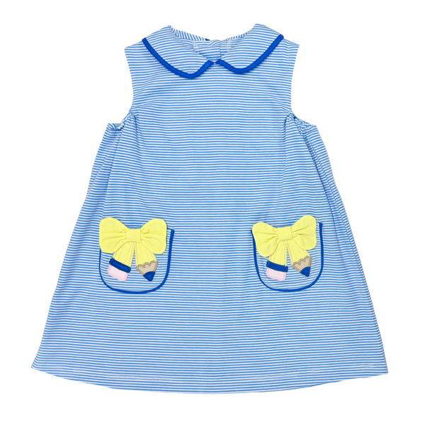 Pencil Sarah Knit Jumper- Periwinkle Bitty