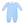 Santa Face Louisa Romper- Lt. Blue Corduroy