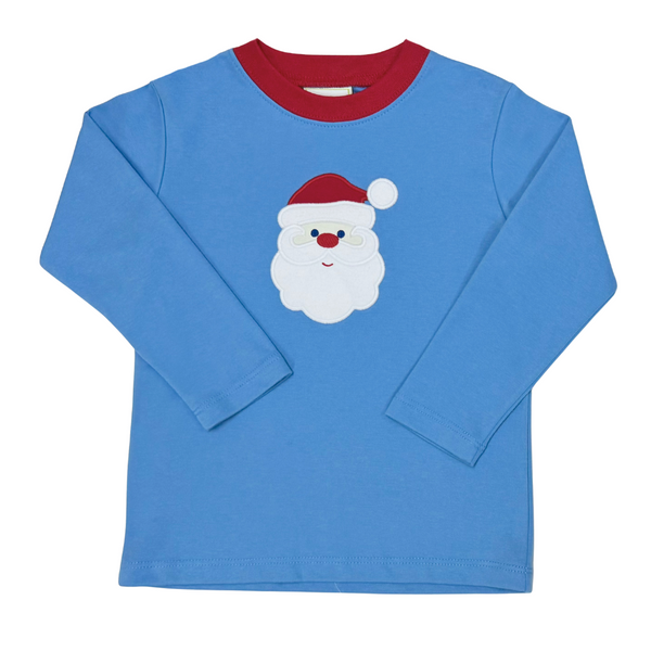 Santa Harry Play Knit Tee- Periwinkle