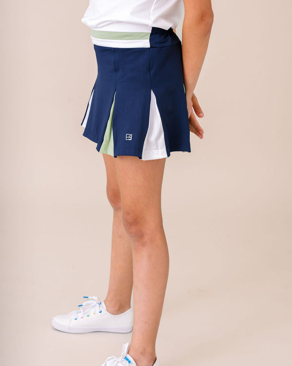 Courtney Skort- Nantucket Navy, Pistachio Green, Pure Coconut
