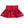 Gathered Skort- Crimson Shimmer
