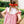 Crispin Apple Scallop Dress