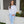Blue Scallop Knit Leggings